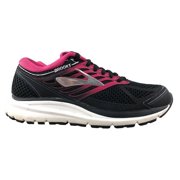 Brooks Women's Size 7.5 2A Addiction 13 Black Pink Running Sneakers 1202532A070 - Picture 1 of 13